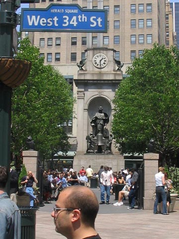 Herald Square, 34th Street and Broadway, Midtown Manhattan