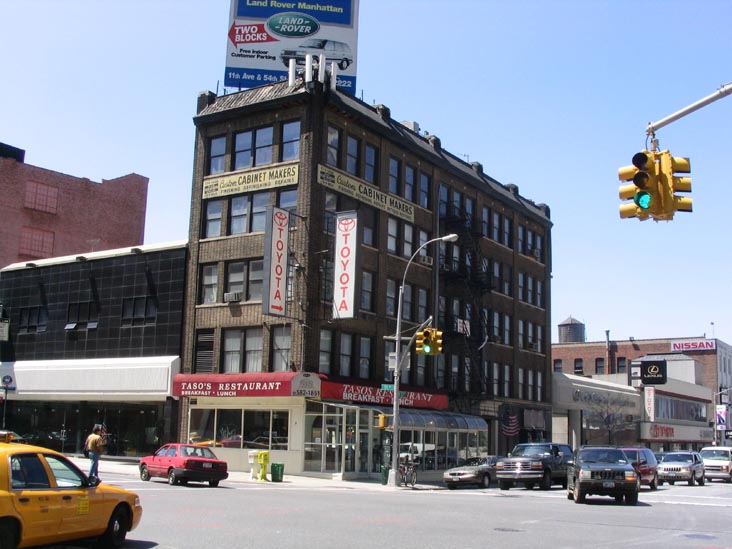 Eleventh Avenue and 57th Street, SW Corner, Midtown Manhattan