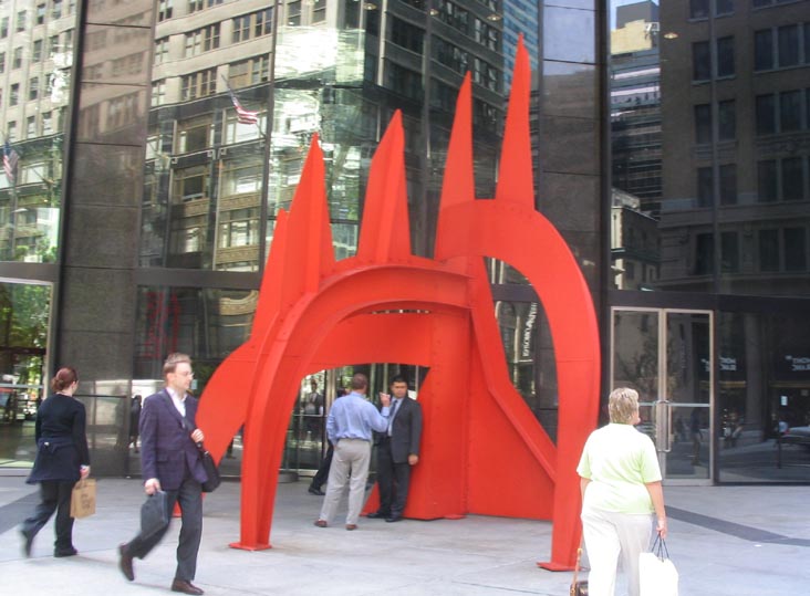 Alexander Calder Sculpture at 590 Madison Avenue, Midtown Manhattan