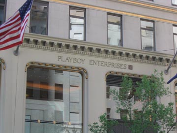 Playboy Enterprises, Crown Building, 57th Street and Fifth Avenue, Midtown Manhattan