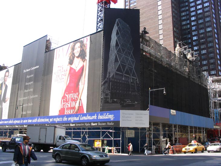 Eighth Avenue and 57th Street, SW Corner, Midtown Manhattan, April 28, 2004