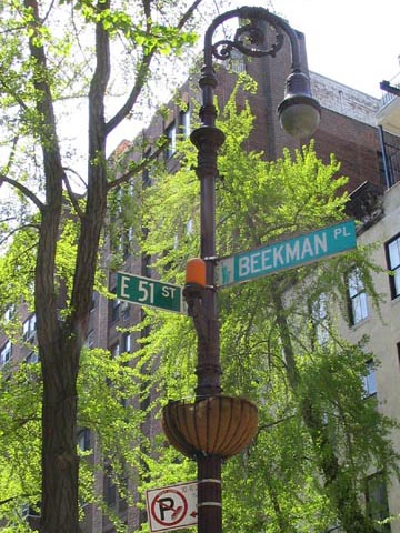 51st Street and Beekman Place