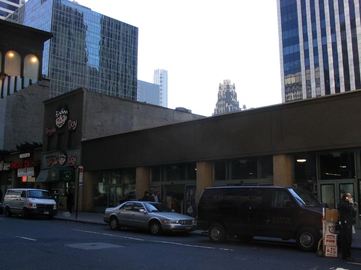 South side of 43rd Street between Sixth Avenue and Broadway