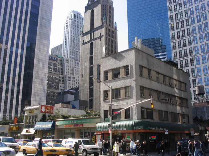 43rd Street and Sixth Avenue, SW Corner, Midtown Manhattan, Midtown Manhattan, February 25, 2004