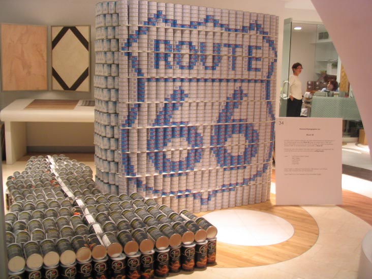 National Reprographics, Inc.'s "Route 66" Entry, Canstruction 2005