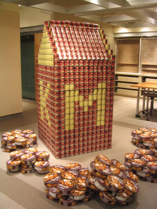 Mancini-Duffy's "Milk-can-Cookies" Entry, Canstruction 2005