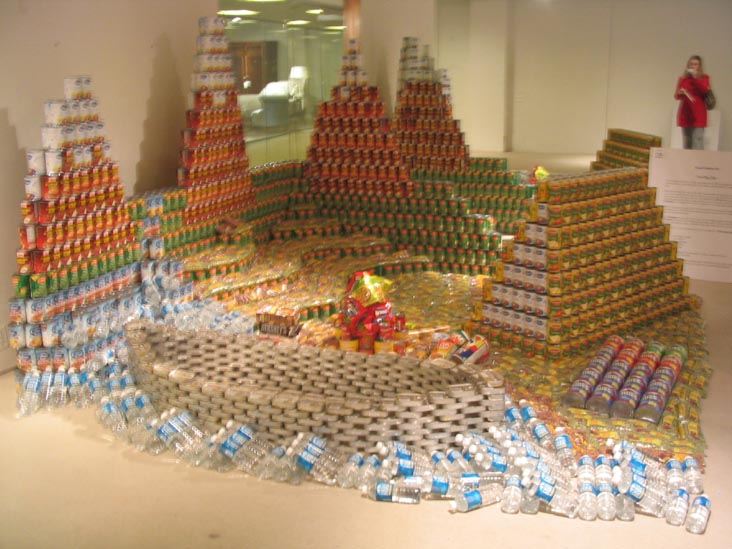 Daniel Frankfurt's "Can-Ping Trip" Entry, Canstruction 2005
