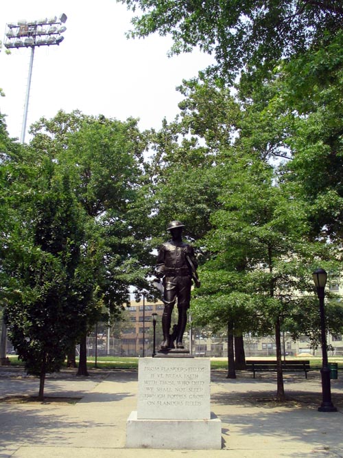 Flanders Field Memorial, De Witt Clinton Park, Clinton-Hell's Kitchen, Midtown Manhattan