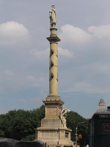 Columbus Monument, Columbus Circle, Midtown Manhattan, July 30, 2004