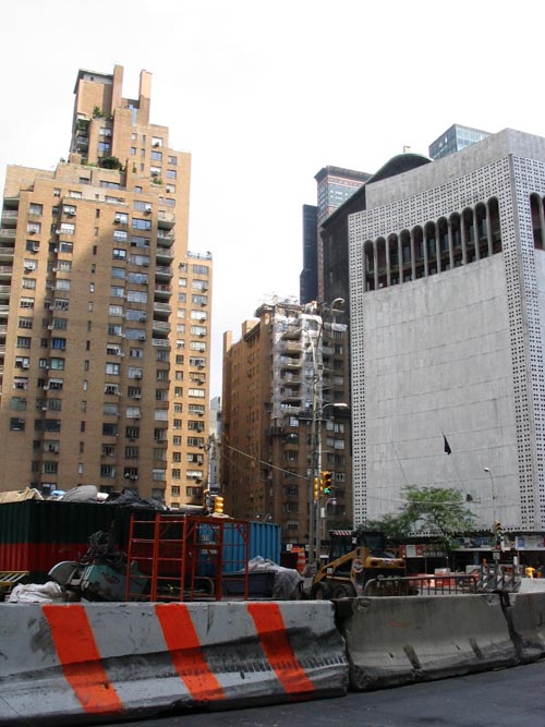 Columbus Circle Construction, Midtown Manhattan, July 30, 2004