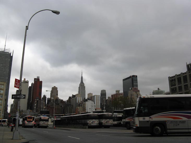 Empire State Building From The Lincoln Tunnel, Midtown Manhattan, October 30, 2009