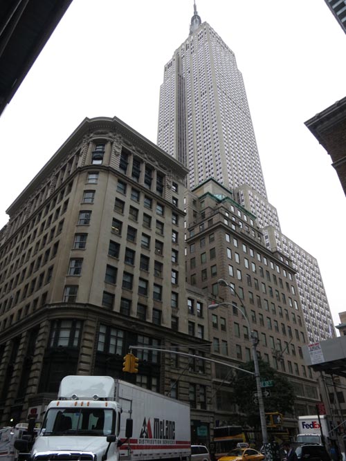 Empire State Building From Madison Avenue and 32nd Street, Midtown Manhattan, October 10, 2013