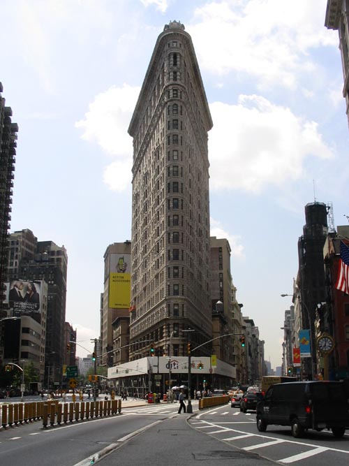 Flatiron Building (1901-1903), 23rd Street and Fifth Avenue, Manhattan
