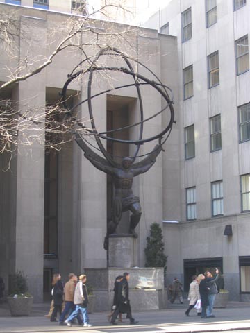 Charles Atlas Statue at 630 Fifth Avenue, Midtown Manhattan