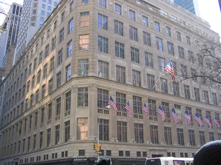 Saks Fifth Avenue, 611 Fifth Avenue at 49th Street, Midtown Manhattan