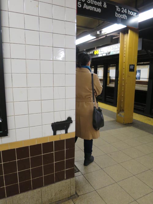 Fifth Avenue-59th Street Subway Station, Midtown Manhattan, January 13, 2014