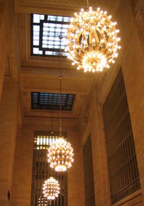Chandeliers off of the Main Hall, Grand Central Terminal, Midtown Manhattan
