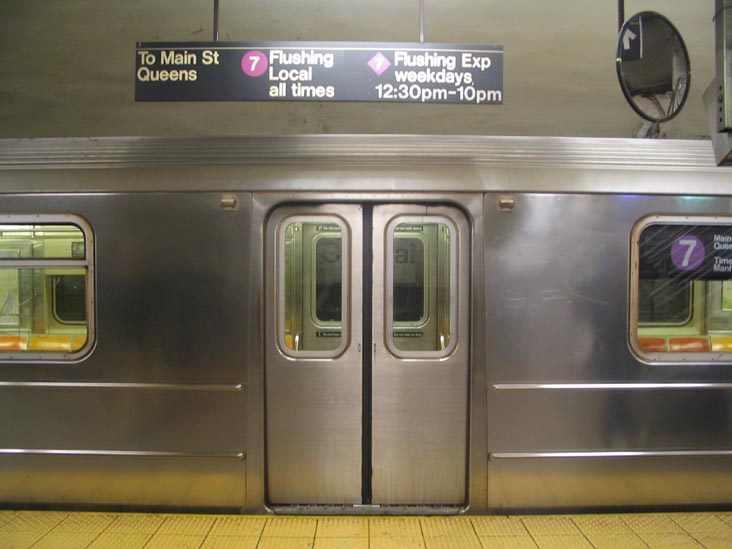 7 Train Platform, Grand Central-42nd Street Subway Station, Midtown Manhattan, February 12, 2006, 3:30 a.m.