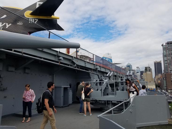 Gun Tubs, Fo'C'Sle, Intrepid Sea, Air & Space Museum, Midtown Manhattan, June 15, 2018