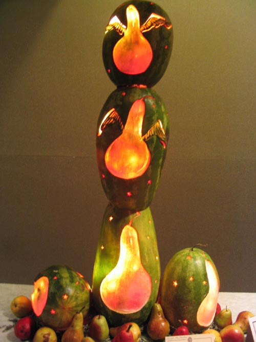 Watermelon Sculpture, International Hotel/Motel & Restaurant Show Salon of Culinary Art, Javits Center, November 14, 2005