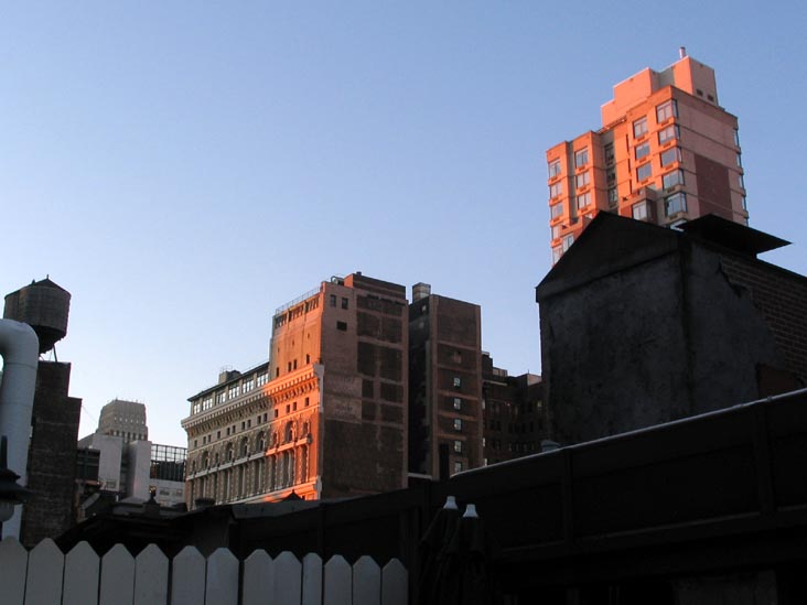 View Northwest From La Quinta Rooftop Bar (Mé Bar), 17 West 32nd Street, Midtown Manhattan, March 2, 2007