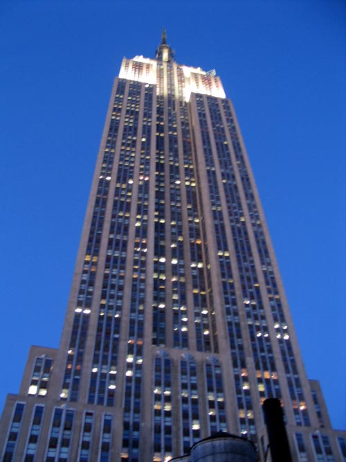 Empire State Building From La Quinta Rooftop Bar (Mé Bar), 17 West 32nd Street, Midtown Manhattan, March 2, 2007