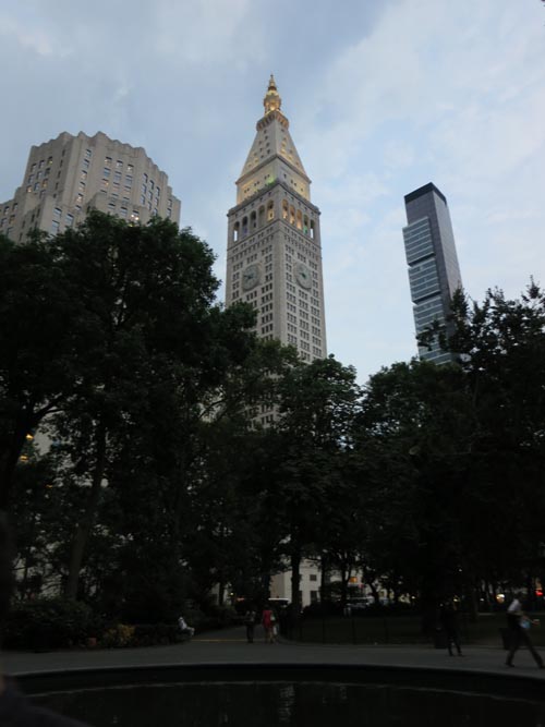 Met Life Building From Madison Square Park, Midtown Manhattan, August 17, 2012