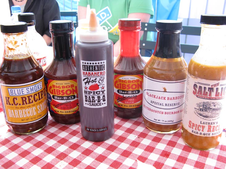 Barbecue Sauces, 7th Annual Big Apple Barbecue Block Party, Madison Square Park, Midtown Manhattan, June 14, 2009
