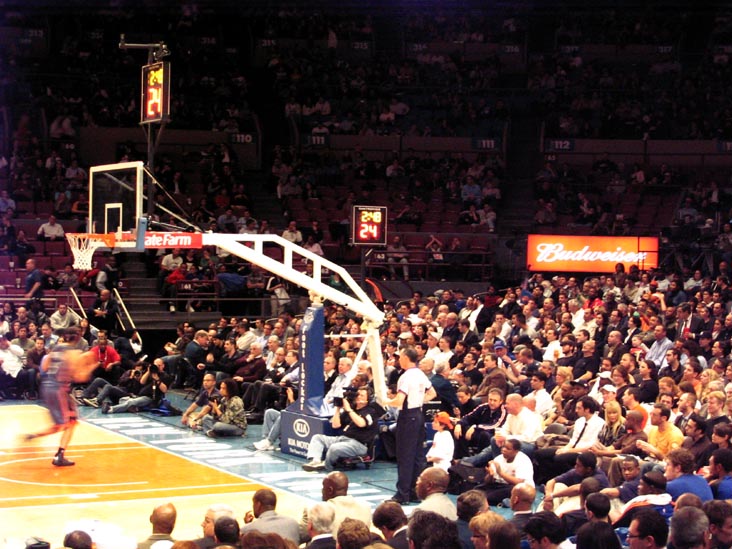 Second Quarter, New York Knicks vs. Charlotte Bobcats, Madison Square Garden, Midtown Manhattan, April 9, 2008