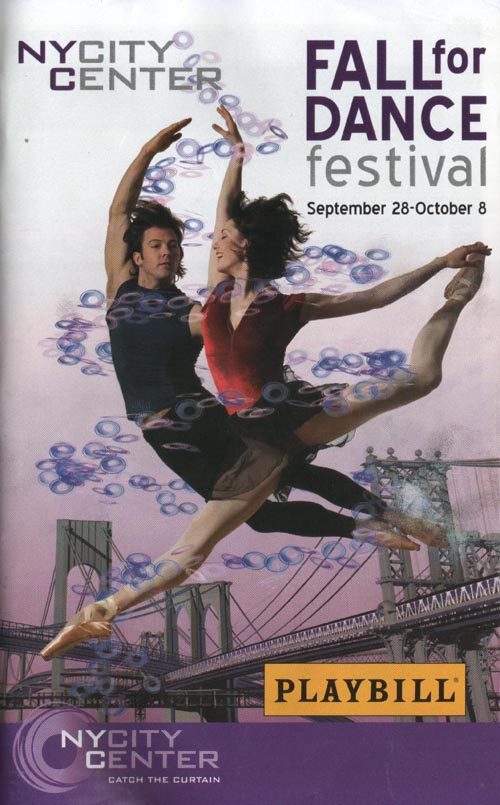 Fall For Dance 2006 Playbill, New York City Center, 130 West 56th Street, Midtown Manhattan