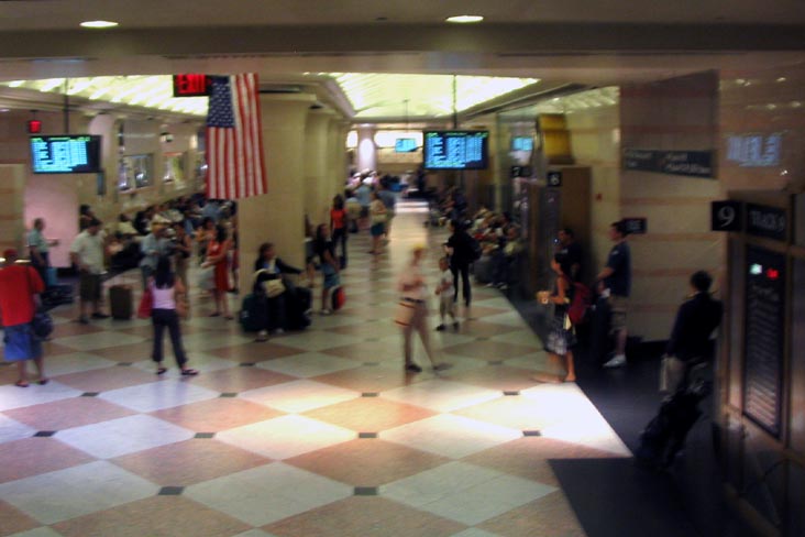 New Jersey Transit Waiting Area, Penn Station, Midtown Manhattan