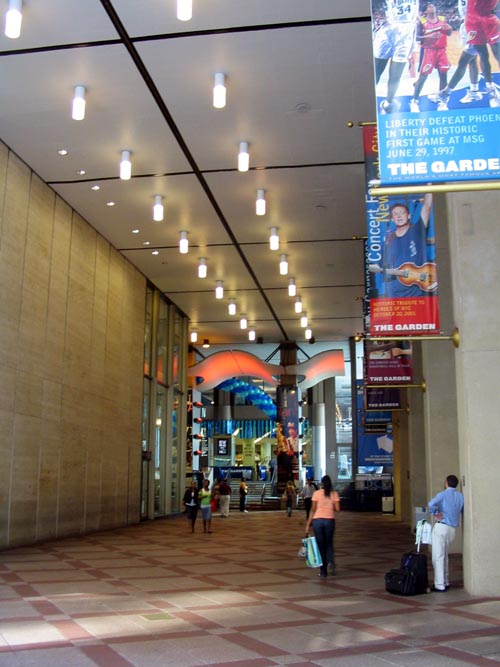 Arcade Leading To Madison Square Garden From Seventh Avenue, Penn Station, Midtown Manhattan, August 24, 2007