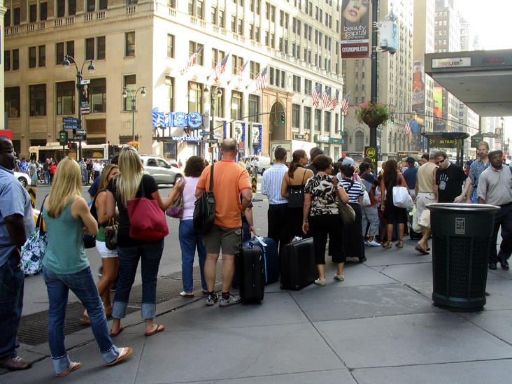 Taxi Stand, Penn Station, Seventh Avenue at 32nd Street, Midtown Manhattan, August 24, 2007
