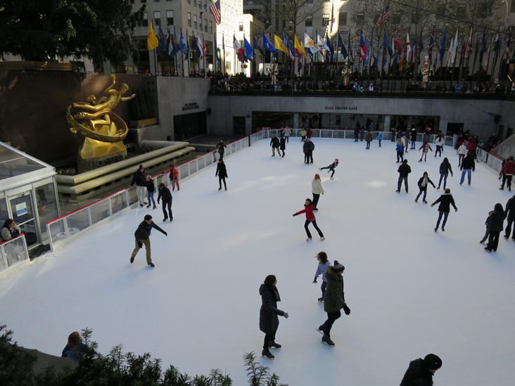 Ice Rink, Rockefeller Center, Midtown Manhattan, November 28, 2013