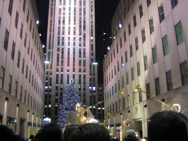 Rockefeller Center Christmas Tree, Rockefeller Center, Midtown Manhattan, December 15, 2007