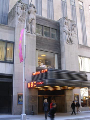 GE Building 50th Street Entrance, Leo Friedlander Sculptural Elements, Rockefeller Center, Midtown Manhattan