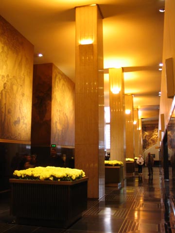 GE Interior, Frank Brangwyn Murals, Rockefeller Center, Midtown Manhattan