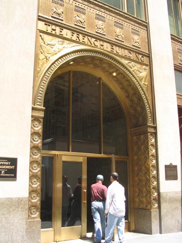 Fred F. French Building 45th Street Entrance, Midtown Manhattan