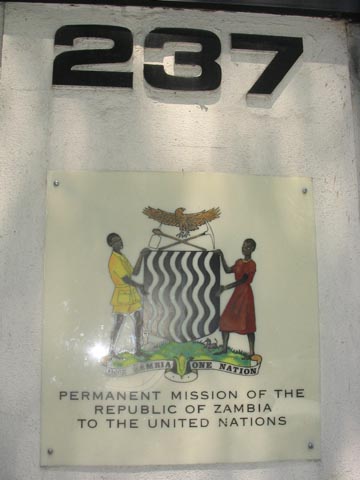 Zambian Mission, 237 East 52nd Street, Midtown Manhattan