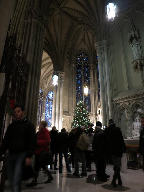 St. Patrick's Cathedral, Fifth Avenue Between 50th and 51st Streets, Midtown Manhattan, December 31, 2012