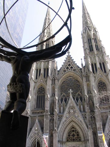 St. Patrick's Cathedral, Fifth Avenue View, Midtown Manhattan