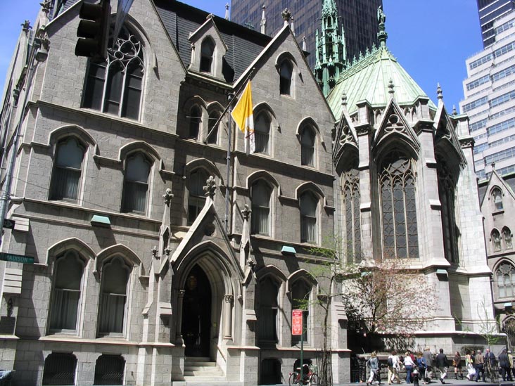 St. Patrick's Cathedral, SE Corner, 51st Street and Madison Avenue, Midtown Manhattan