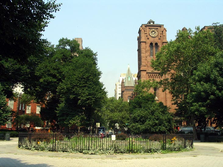 Stuyvesant Square Looking West Between Second Avenue and Rutherford Place, Midtown Manhattan