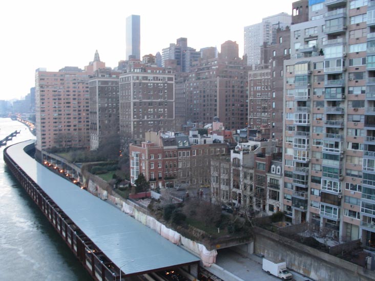 Sutton Place from the South Side of the Queensboro Bridge, Midtown Manhattan, December 22, 2005