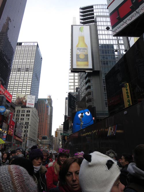 Broadway Near 48th Street, Times Square, Midtown Manhattan, December 31, 2012, 2:45 p.m.