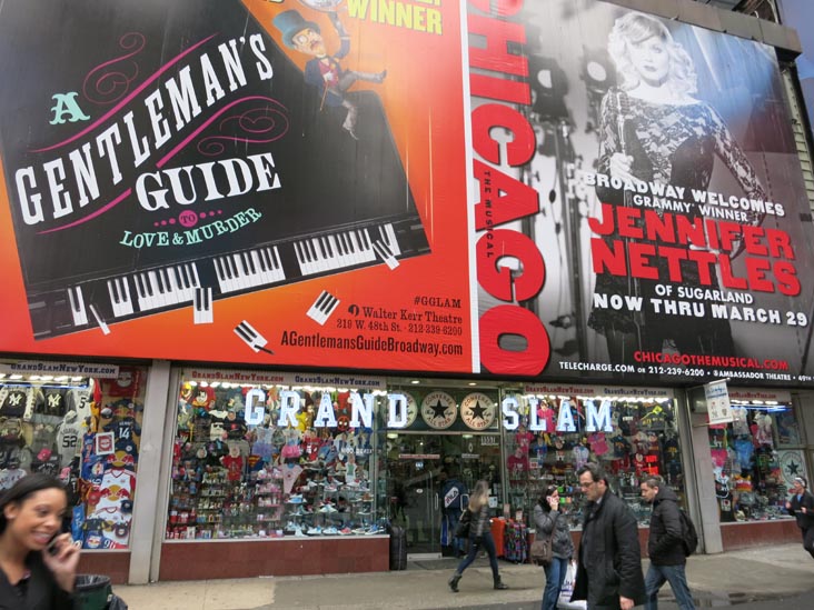 Grand Slam New York, 1557 Broadway, Times Square, Midtown Manhattan, March 27, 2015