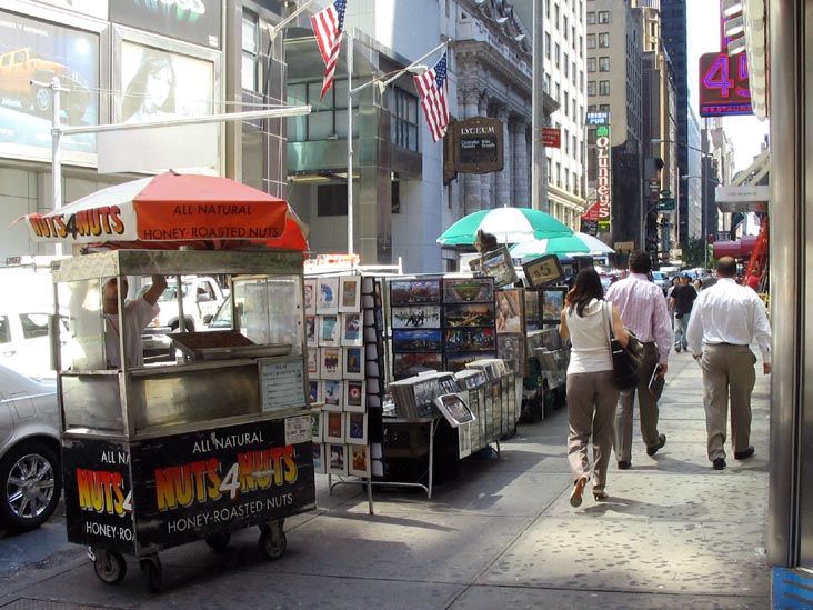 Nuts 4 Nuts Cart, 45th Street and Seventh Avenue, SE Corner, Times Square, Midtown Manhattan