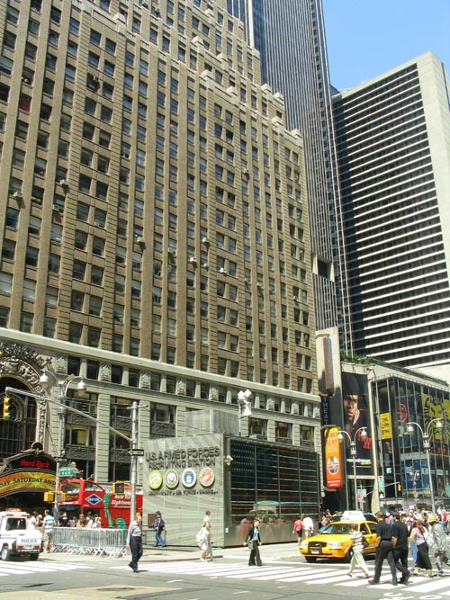 43rd Street and Broadway, NW Corner, Times Square, Midtown Manhattan