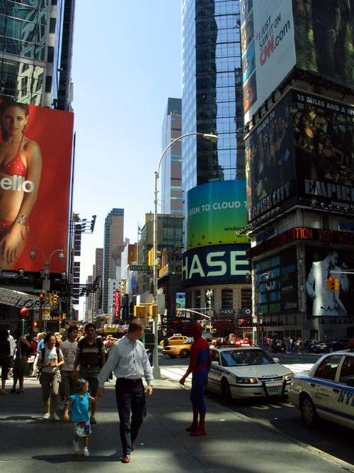 42nd Street and Seventh Avenue, Times Square, Midtown Manhattan
