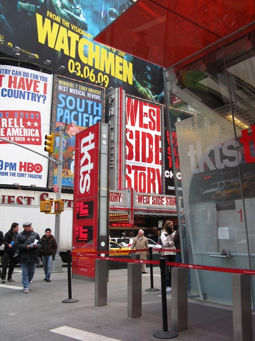 TKTS Booth, Duffy Square, Times Square, Midtown Manhattan, February 26, 2009
